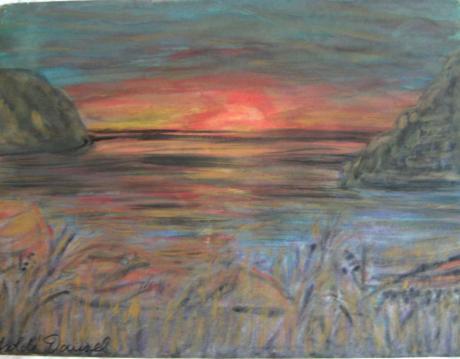 Sonnenuntergang - Isolde Dausel - Array auf Array - Array - Array Sonnenuntergang - Isolde Dausel - Array auf Array - Array - Array