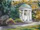 Brunnentempel Bad Salzuflen - Elke Grund - Pastell auf Papier - Landschaft - Realismus Brunnentempel Bad Salzuflen - Elke Grund - Pastell auf Papier - Landschaft - Realismus