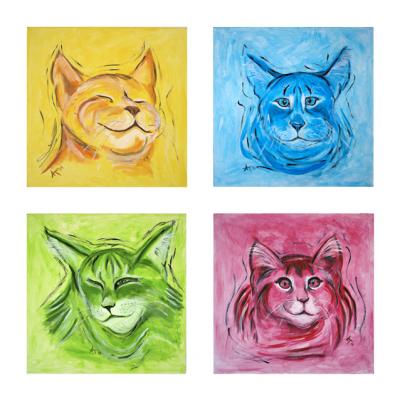 Quartett \Katzenliebelei\ - Annett Tropschug - Array auf Array - Array - Array Quartett \Katzenliebelei\ - Annett Tropschug - Array auf Array - Array - Array