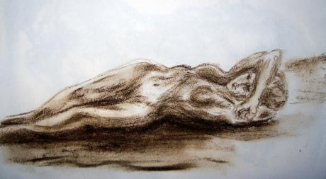 Liegend am Brunnen - Beate Weinstein - auf - Array - Liegend am Brunnen - Beate Weinstein - auf - Array -