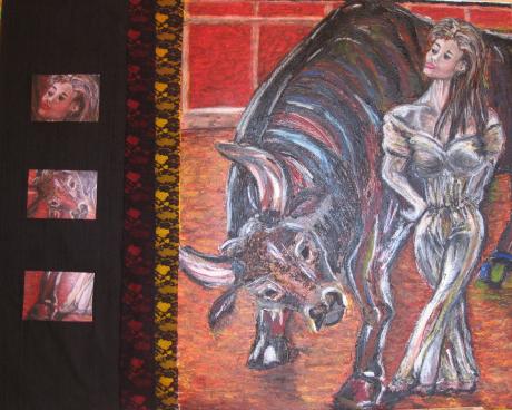 Flamenca mit Stier - Danielle Bouquet - Array auf Array - Array - Array Flamenca mit Stier - Danielle Bouquet - Array auf Array - Array - Array