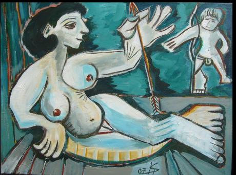 ---Venus und Amor - nach Reni- - Karl-Heinz Schicht - Array auf Array - Array - Array ---Venus und Amor - nach Reni- - Karl-Heinz Schicht - Array auf Array - Array - Array