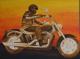 Motorrad Honda VT 750 - Ulrike Mahler - Acryl auf Leinwand - Sonstiges - Realismus Motorrad Honda VT 750 - Ulrike Mahler - Acryl auf Leinwand - Sonstiges - Realismus