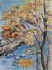 Herbst - Helen Lang - Mischtechnik auf Papier - Landschaft-Herbst - Herbst - Helen Lang - Mischtechnik auf Papier - Landschaft-Herbst -