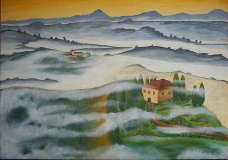 Nebel über der Toscana - Gabriele Bieber - auf - Array - Nebel über der Toscana - Gabriele Bieber - auf - Array -