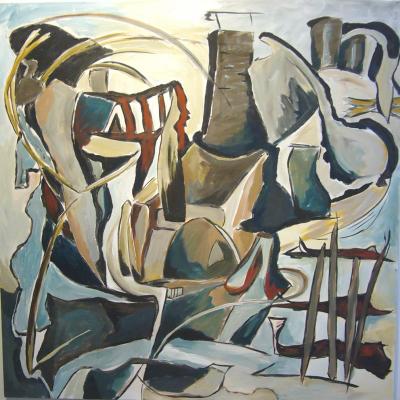 ---Landschaft mit Turm - Karl-Heinz Schicht - Array auf Array - Array - Array ---Landschaft mit Turm - Karl-Heinz Schicht - Array auf Array - Array - Array