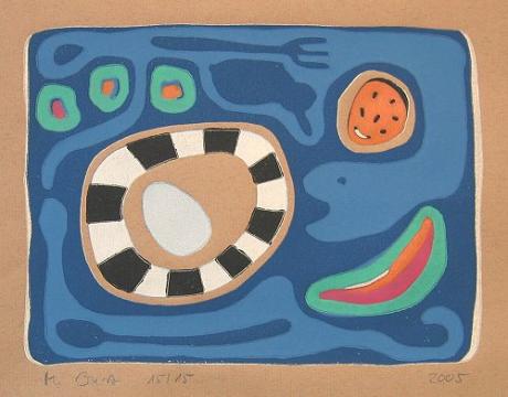 Welches Kaninchen? Farblinolschnitt - mariagust - auf - Array - Welches Kaninchen? Farblinolschnitt - mariagust - auf - Array -