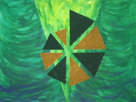 Dreieck in Grün - Armin Geiger - Array auf Array - Array - Dreieck in Grün - Armin Geiger - Array auf Array - Array -