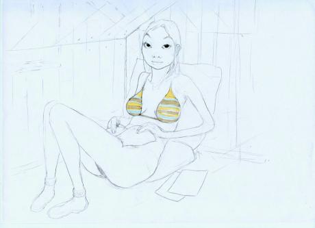 Aktzeichnung in Blei und Aquarell - MiauMiau - Array auf Array - Array - Aktzeichnung in Blei und Aquarell - MiauMiau - Array auf Array - Array -