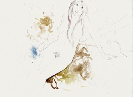 akt in blei und aquarell - MiauMiau - Array auf Array - Array - akt in blei und aquarell - MiauMiau - Array auf Array - Array -