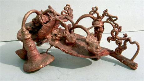 bronze skurrile masken - claudio volta - auf - Array - bronze skurrile masken - claudio volta - auf - Array -