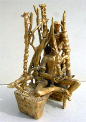 bronze, wachsausschmelzverfahren - claudio volta - auf - Array - bronze, wachsausschmelzverfahren - claudio volta - auf - Array -