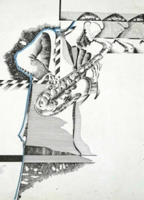 SAXOPHONIST - ArtHelpsLife - Array auf - Array - SAXOPHONIST - ArtHelpsLife - Array auf - Array -