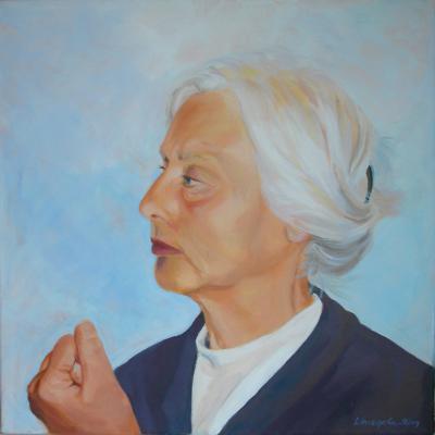 Clara mit weißem Haar - ingrid wenz-gahler - Array auf Array - Array - Array Clara mit weißem Haar - ingrid wenz-gahler - Array auf Array - Array - Array