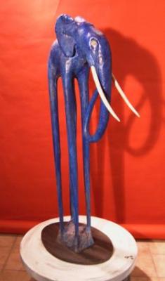 Elefant blau - artmeetart - auf Array - Array - Elefant blau - artmeetart - auf Array - Array -