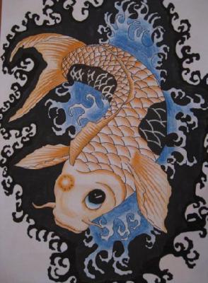 Koi Kunstdruck Din A 3 - MrsWannabyrich - Array auf - Array - Koi Kunstdruck Din A 3 - MrsWannabyrich - Array auf - Array -