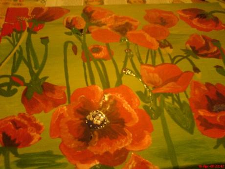 Mohnblumenfeld - butterfly - Array auf Array - Array - Mohnblumenfeld - butterfly - Array auf Array - Array -