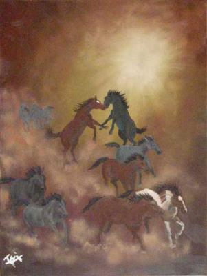 Wild Fire....The Horses on the move - Trit - auf - Array - Wild Fire....The Horses on the move - Trit - auf - Array -