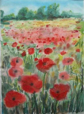 Mohnfeld - Klaus Ainedter - Array auf Array - Array - Array Mohnfeld - Klaus Ainedter - Array auf Array - Array - Array