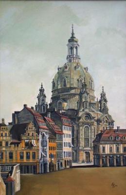 Frauenkirche Dresden vor der Zerstörung - Erhard Sünder - Array auf - Array - Array Frauenkirche Dresden vor der Zerstörung - Erhard Sünder - Array auf - Array - Array