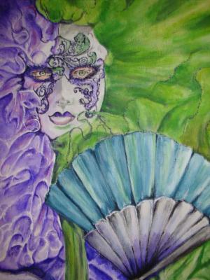 Maske mit Fächer - Guenther Wunderlich - Array auf Array - Array - Array Maske mit Fächer - Guenther Wunderlich - Array auf Array - Array - Array