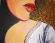 Secret Lady - Kristina Mauer - Acryl auf Leinwand - - Secret Lady - Kristina Mauer - Acryl auf Leinwand - -
