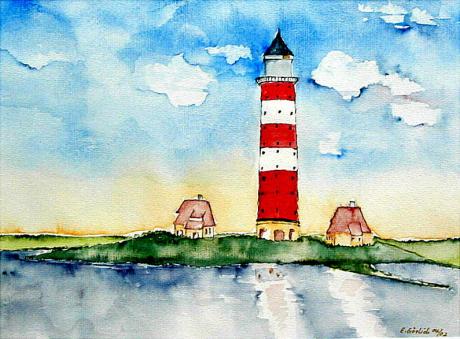 Leuchtturm v. St. Peter Ording, Nr. A021, 04/2002, - Eva Goerlich - Array auf Array - Array - Leuchtturm v. St. Peter Ording, Nr. A021, 04/2002, - Eva Goerlich - Array auf Array - Array -