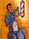 Friseur (Illustrationen) -Barnim Millarg- - Barnim Millarg - Aquarell auf Papier - Sonstiges - Friseur (Illustrationen) -Barnim Millarg- - Barnim Millarg - Aquarell auf Papier - Sonstiges -