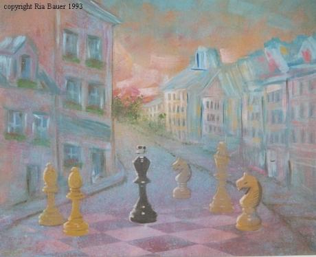 Schachmatt, 1993 - Ria Bauer - Array auf Array - Array - Schachmatt, 1993 - Ria Bauer - Array auf Array - Array -