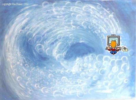 Strudel mit Surfer (1992) - Ria Bauer - Array auf Array - Array - Strudel mit Surfer (1992) - Ria Bauer - Array auf Array - Array -