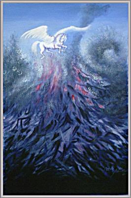 Pegasus entkommt dem Trojanischen Untergang (2003) - Astrid Stolberg - Array auf Array - Array - Pegasus entkommt dem Trojanischen Untergang (2003) - Astrid Stolberg - Array auf Array - Array -