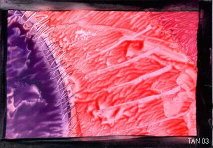 Weltenbeziehung (Encaustic Nr5.) -TAN- (Tanja Meye - Tan - auf Array - Array - Weltenbeziehung (Encaustic Nr5.) -TAN- (Tanja Meye - Tan - auf Array - Array -