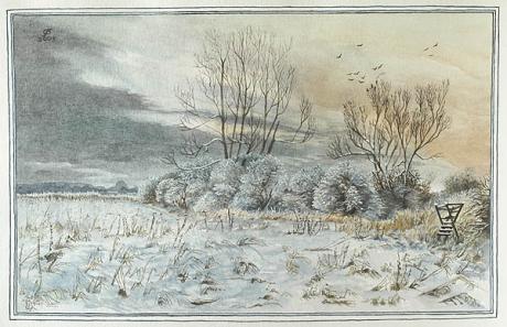 Kleine Landschaft mit Hochsitz (2006) - Christine Becker - Array auf Array - Array - Kleine Landschaft mit Hochsitz (2006) - Christine Becker - Array auf Array - Array -