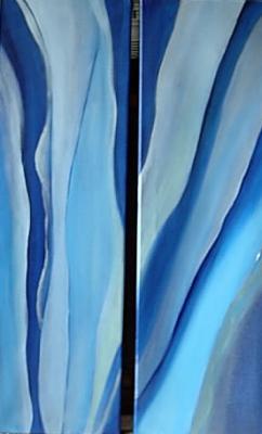 Dipthychon in Blau (2003) Monika Hartz - Monika Hartz - Array auf Array - Array - Dipthychon in Blau (2003) Monika Hartz - Monika Hartz - Array auf Array - Array -