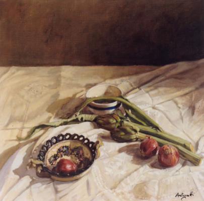 Composizione con carciofi (1994) - LORENZO ANTOGNETTI - Array auf - Array - Composizione con carciofi (1994) - LORENZO ANTOGNETTI - Array auf - Array -