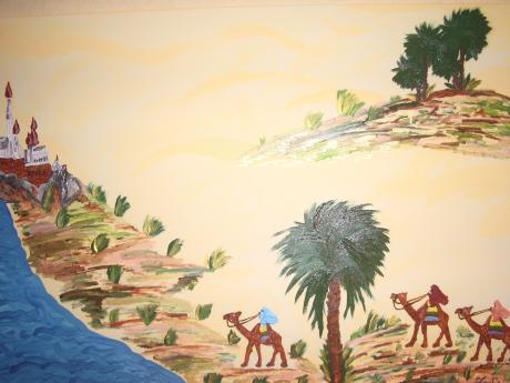 Ali 3 Kamele auf dem Weg zur Festung - Yvonne Schmied - Array auf Array - Array - Array Ali 3 Kamele auf dem Weg zur Festung - Yvonne Schmied - Array auf Array - Array - Array