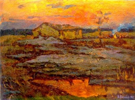 On sundown at a fire (1980) Vasilij Belikov - Vasilij Belikov - auf - Array - On sundown at a fire (1980) Vasilij Belikov - Vasilij Belikov - auf - Array -