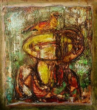 Portrait mit dem Vogel (2003) Vahan Ananyan - Vahan Ananyan - auf - Array - Portrait mit dem Vogel (2003) Vahan Ananyan - Vahan Ananyan - auf - Array -