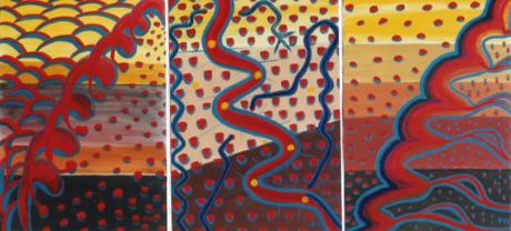 K 151 + K 157 + K 156 Triptychon - Helmut Ebert - Array auf Array - Array - K 151 + K 157 + K 156 Triptychon - Helmut Ebert - Array auf Array - Array -