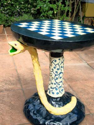 Skulptur Schachtisch (2000) Brigitte Rademaker - Brigitte Rademaker - Array auf Array - Array - Skulptur Schachtisch (2000) Brigitte Rademaker - Brigitte Rademaker - Array auf Array - Array -