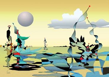 Surreale Landschaft - 2004 - Otto Freese - Otto Freese - auf - Array - Surreale Landschaft - 2004 - Otto Freese - Otto Freese - auf - Array -