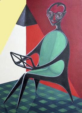 Unmöglicher Stuhl II - 1994 - Otto Freese - Otto Freese - Array auf Array - Array - Unmöglicher Stuhl II - 1994 - Otto Freese - Otto Freese - Array auf Array - Array -