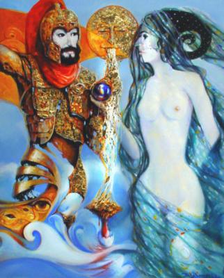 Circe und Odysseus - W. A. di Bolgherese - di Bolgherese - auf Array - Array - Circe und Odysseus - W. A. di Bolgherese - di Bolgherese - auf Array - Array -