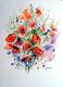 Mohnblumen (2006) - Werner Meier - Aquarell auf Papier - Mohn-Stillleben - Mohnblumen (2006) - Werner Meier - Aquarell auf Papier - Mohn-Stillleben -