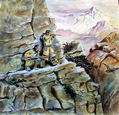 Hunting Big Horn Sheep (2004) - Werner Meier - Array auf Array - Array - Hunting Big Horn Sheep (2004) - Werner Meier - Array auf Array - Array -