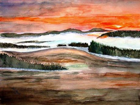 Sonnenuntergang (2004) - Werner Meier - Array auf Array - Array - Sonnenuntergang (2004) - Werner Meier - Array auf Array - Array -