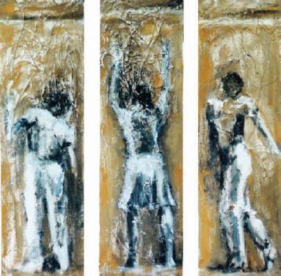 An der Wand I-III - Gabriele Woelke - Array auf Array - Array - An der Wand I-III - Gabriele Woelke - Array auf Array - Array -