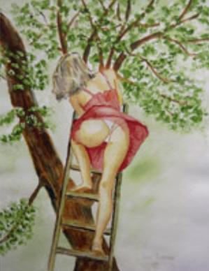 Akt am Baum - Maler Roevel - Array auf Array - Array - Akt am Baum - Maler Roevel - Array auf Array - Array -