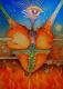 Brennendes Herz (1999) - Artur Marta - Acryl auf Leinwand - Sonstiges - Brennendes Herz (1999) - Artur Marta - Acryl auf Leinwand - Sonstiges -