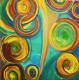 Kreisemacher - Agnes agabea - Mischtechnik auf Leinwand - Abstrakt-Fantastisch - Abstrakt Kreisemacher - Agnes agabea - Mischtechnik auf Leinwand - Abstrakt-Fantastisch - Abstrakt